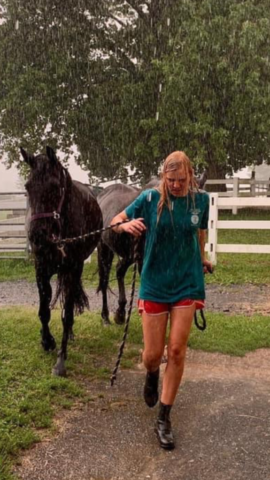 Neither rain, sleet, snow or downpour keeps us from our loves.